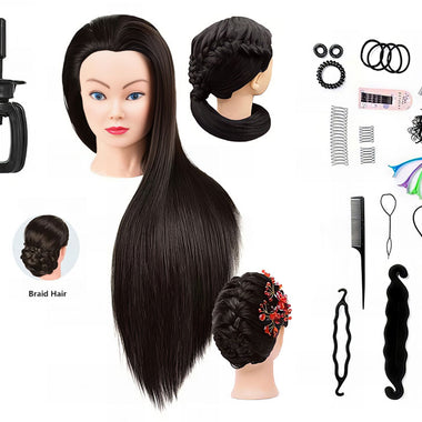 Hairstyling Manequinn and Tools